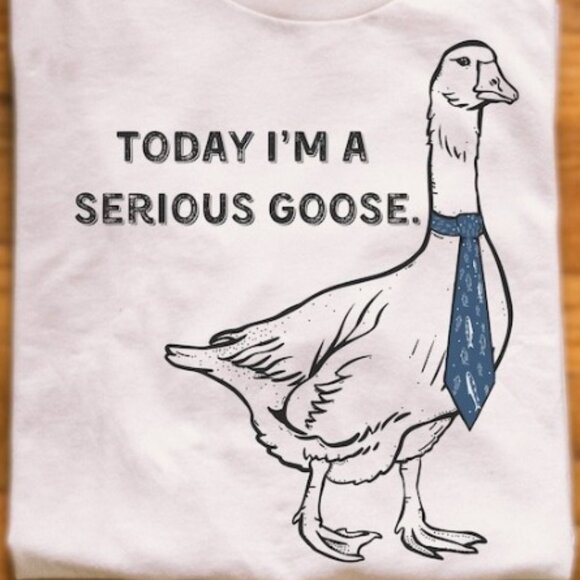 Today I_m a Serious Goose TShirt, What_s up Brother Shirt - Picture 3 of 3
